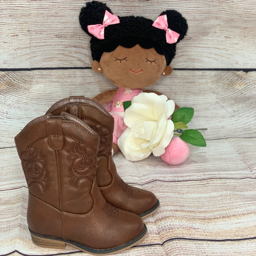 EUC Cat & Jack Toddler Cowgirl Boot Size 6